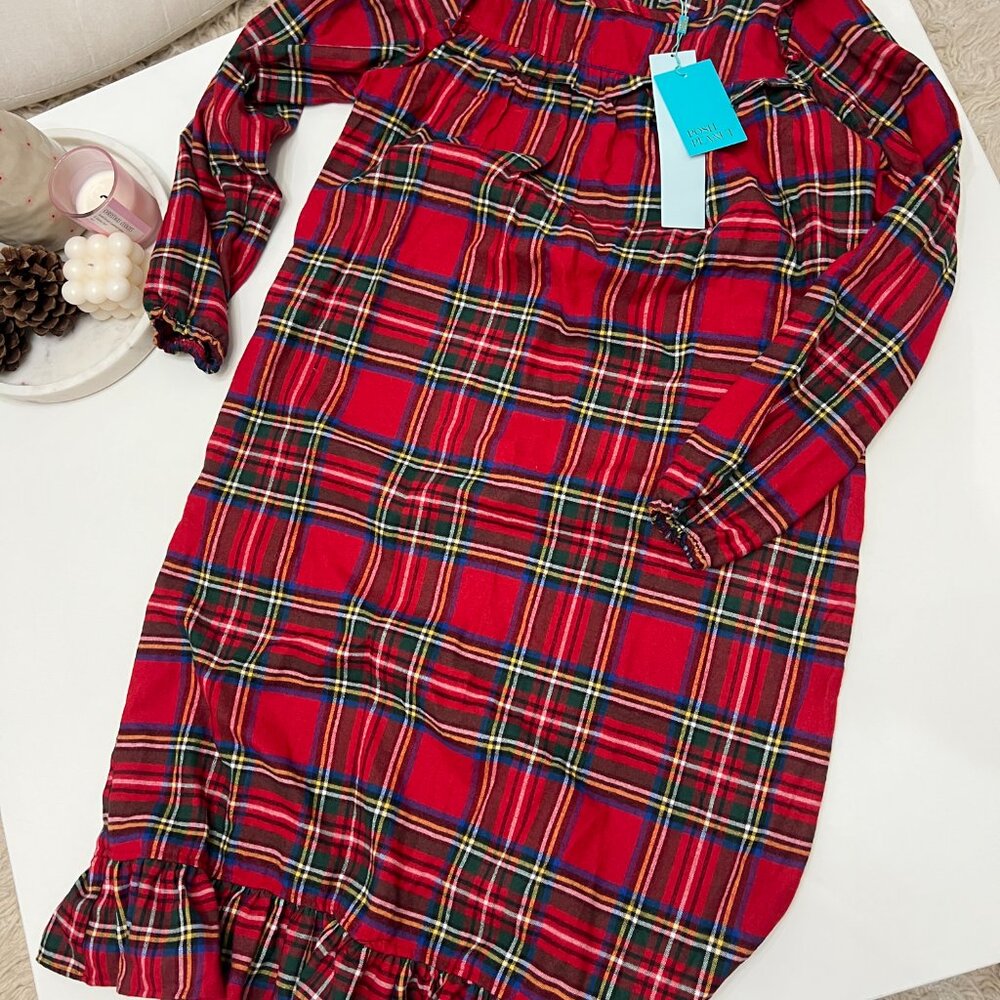 Posh Peanut Red Plaid Girls Nightgown